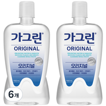 가그린 오리지널 구강청결제, 1.1L, 6개