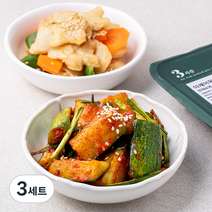 집반찬연구소 야채어묵볶음 110g + 오이부추무침 180g, 3세트