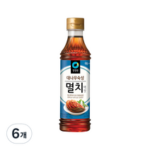 청정원 멸치액젓, 750g, 6개