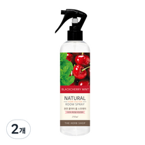 홈닥터 내추럴 룸 스프레이 블랙체리 민트, 250ml, 2개