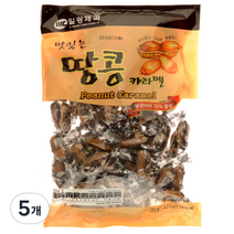 일광제과 맛있는땅콩캬라멜, 420g, 5개