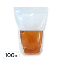 생활을그리다 스탠드 투명 육수저장팩 300ml, 13 x 18 cm, 100개
