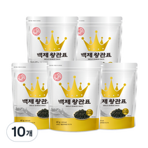 광천김 백제 왕관표 김자반, 40g(1개), 10개