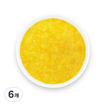 짱죽 유아용 실온 이유식 중기1, 160g, 6개, 단호박오트밀죽