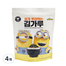 만전김 미니언즈 쉽게 뿌려먹는 김가루, 150g, 4개