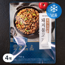 쉐프컬렉션 신세계푸드 흑마늘사과 돼지불고기 (냉동), 700g, 4개