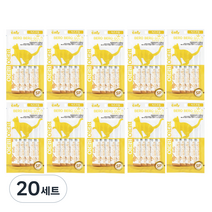 더캣츠 미니 베로베로 골드 고양이간식 10g x 5p, 치즈크림맛, 20세트