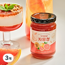 무화당 자몽청, 235g, 3개