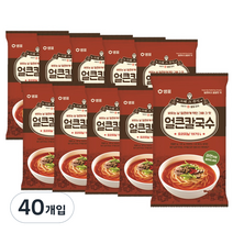 샘표 얼큰 칼국수, 101g, 40개
