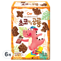 청우식품 초코먹은 공룡, 60g, 6개