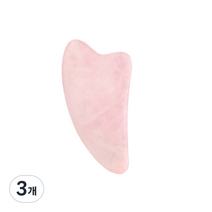 에이치콥 로즈쿼츠 괄사 마사지기 기본디자인, 핑크 브이형, 3개