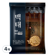 오리지널그레인 백태, 500g, 4개