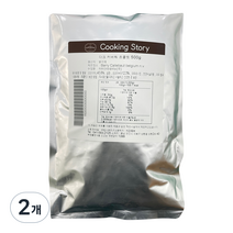 쿠킹스토리 벨기에 다크 커버춰초콜릿, 500g, 2개