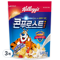 켈로그 콘푸로스트 시리얼, 1320g, 3개