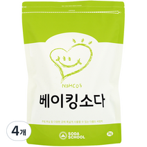 소다스쿨 베이킹소다 대용량, 3kg, 4개