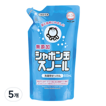 샤본다마 스노르 액상세제 리필, 800ml, 5개