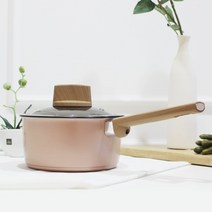키친아트 IH 몬트 인덕션 편수냄비, 18cm, 핑크