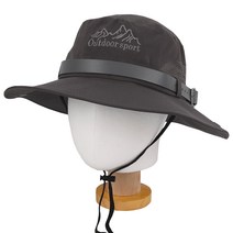 잭케빈 생활방수 등산모자 낚시모자 JK-HBY-07, 다크그레이