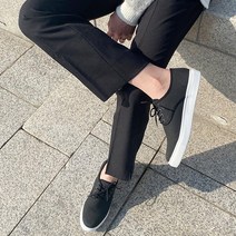 디아 남성용 라보 베이직 라인 캔버스 스니커즈 3cm