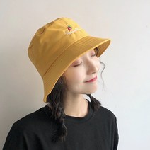 스팩트 아린 자수 버킷햇