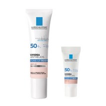 라로슈포제 유비데아 안뗄리오스 톤업 로지 선크림 SPF50+ PA++++ 30ml + 3ml, 1세트