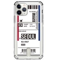 저스트포유 보딩 투명 방탄 휴대폰 카드 케이스