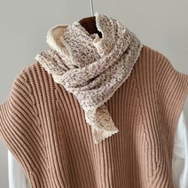 바비수 랜디 잔꽃 레이스 스카프