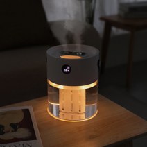 무아스 듀얼 미스트 무선 무드등 가습기 화이트 2L, MH-L3