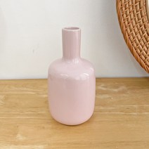 베누디 도자기 미니 오브제 화병, 핑크