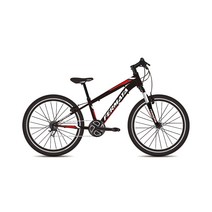 지오닉스 2021년형 페르마타24SF 시마노 21단 브이 브레이크 MTB 자전거, 블랙 + 레드, 152cm