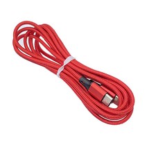 코쿼드 럭스 USB C to C PD 60W 고속충전 케이블 2m, 레드, 1개