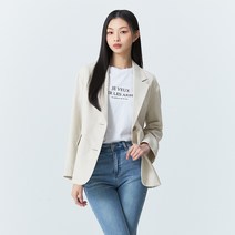 미쏘 여성용 드롭 숄더 오버핏 자켓