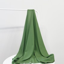 나비손길 두툼한 컬러 쉬폰 원단, 42바질페스토