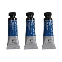 신한 전문가 과슈 튜브 피콕 블루 B Series 3p, 15ml, 1색