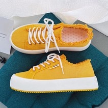 어클락 남성용 코듀로이 컬러 무지 캔버스 스니커즈 JNH225