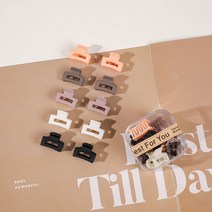 다미샵 미니 집게핀 무드 스퀘어 10p 세트