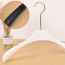 프랑온드 넓은 코트 양복 플라스틱 정장 옷걸이 1호, 화이트, 30개입