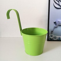 티지 미니 양동이 화분 2p, 연한 초록색