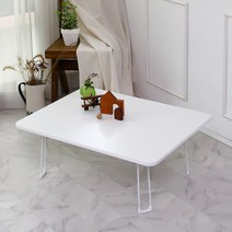 LPM 심플 라운드 접이식 테이블 800 x 600 mm, 퍼펙트화이트