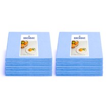 쓱싹 두꺼운 부직포 행주 블루, 40개