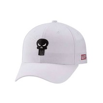 볼빅 VBAB 자수 마블 퍼니셔 골프 볼캡, 화이트