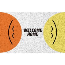 마이데일리 귀여운 캐릭터 스마일 현관 침실 발매트 카페트, E