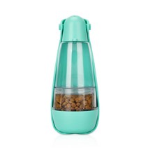 반려동물 휴대용 산책 물병, 민트, 1개