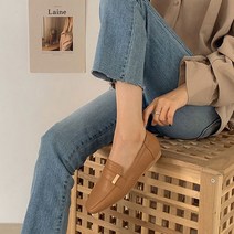 분홍코끼리 여성용 무중력 깔창 너의곁에 몰드창 로퍼 1.5cm