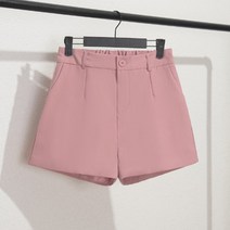 알로데 여성용 비엔또 뒷밴딩 와이드 레그 반바지