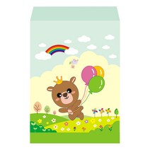 단비나인 초원 종이봉투 19 x 26 cm, 20개, 혼합색상