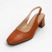 잠비 수제 가죽 스퀘어토 콕스 슬링백 5cm