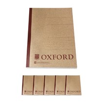 [입이트이는영어2022년12월] OXFORD 크라프트 잘펴지는 노트 A4, 혼합색상, 6개