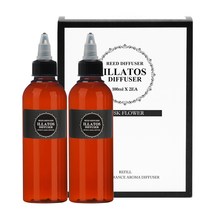 일라토스 차량용 디퓨저 리필 100ml, 머스크플라워향, 1개, 2개입