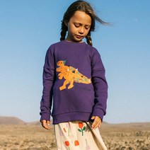 마틸다엔와이 남아용 공룡 루즈핏 티라노사우루스 맨투맨